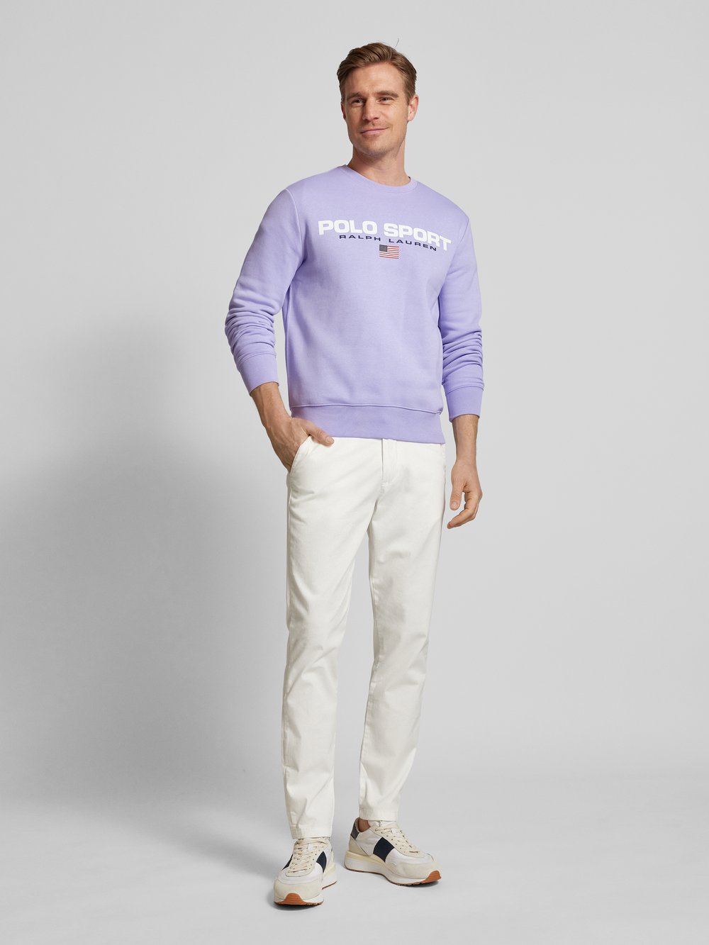 

Толстовка с этикеткой Polo Sport, лавандовый