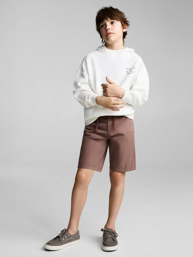 

Детская худи с принтом Salt Mango, Natural White