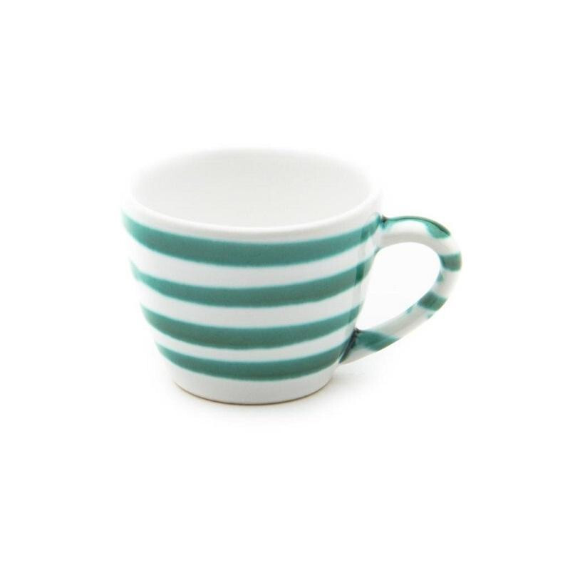 

Чашка Green Flamed Mocha/Espresso Gourmet 0,06 л / высота: 5,1 см Gmundner Keramik, белый/зеленый