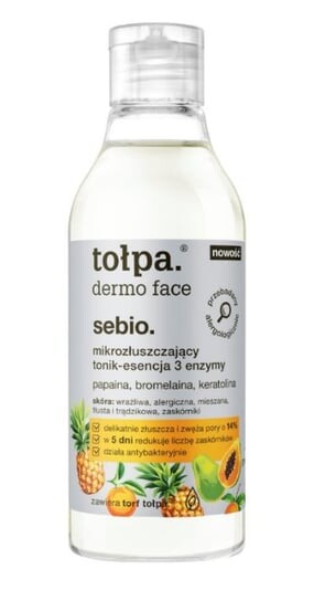 

Микроотшелушивающий тоник с 3 ферментами, 200 мл Tołpa, dermo face sebio