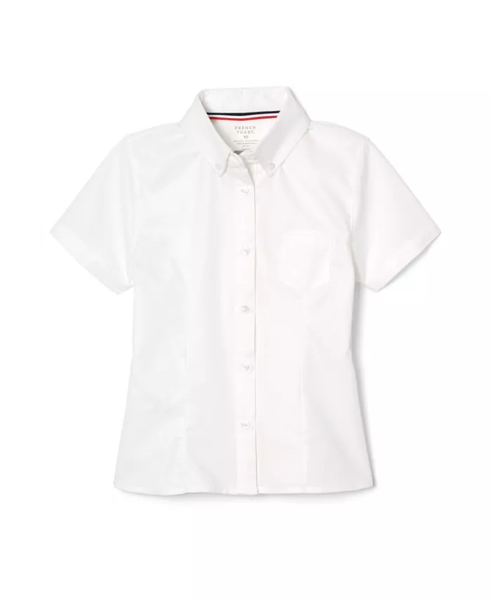 

Детская рубашка с коротким рукавом Oxford French Toast, белый