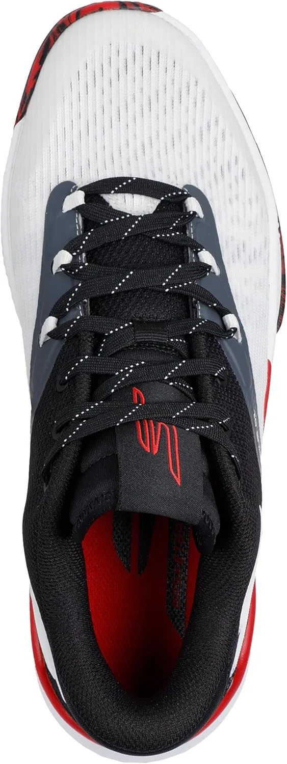 Мужские баскетбольные кроссовки Skechers Skx Nexus, White Black Red — фото 3