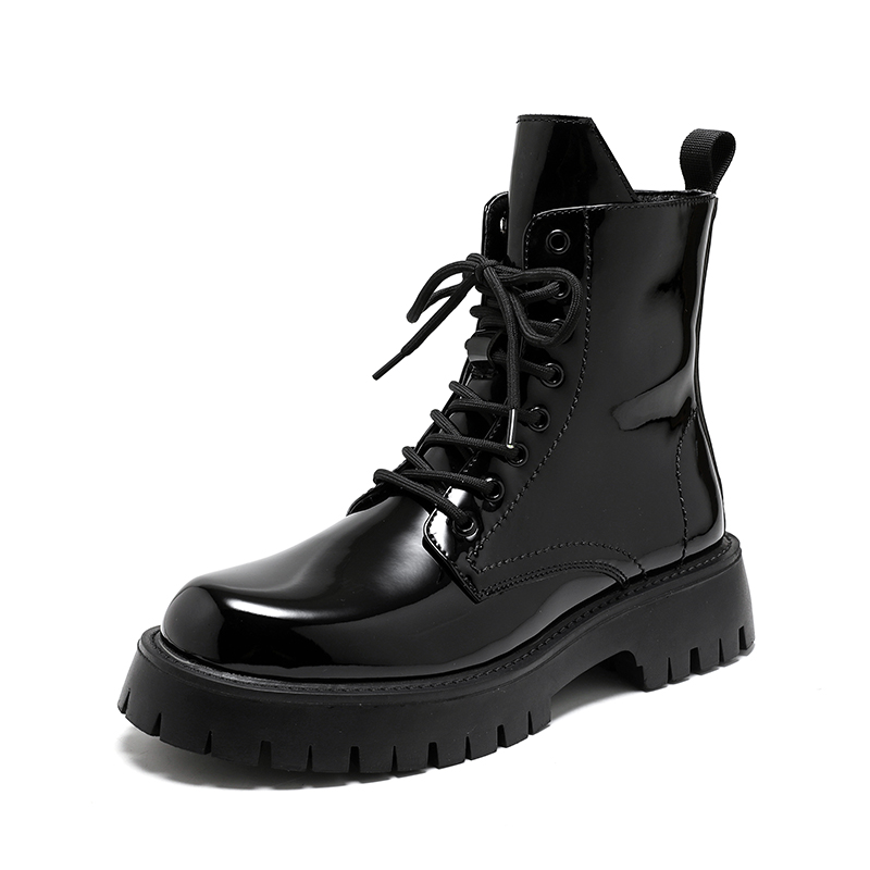 

Мужские черные ботинки Martin Boots Romon, Черный, Мужские черные ботинки Martin Boots Romon