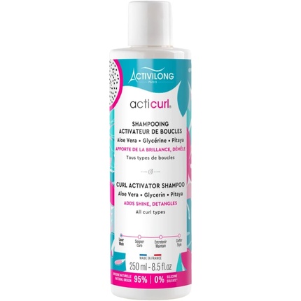 

Acticurl Hydra Curl Активатор Шампунь с Питайей, Глицерином и Алоэ Вера 250 мл Activilong