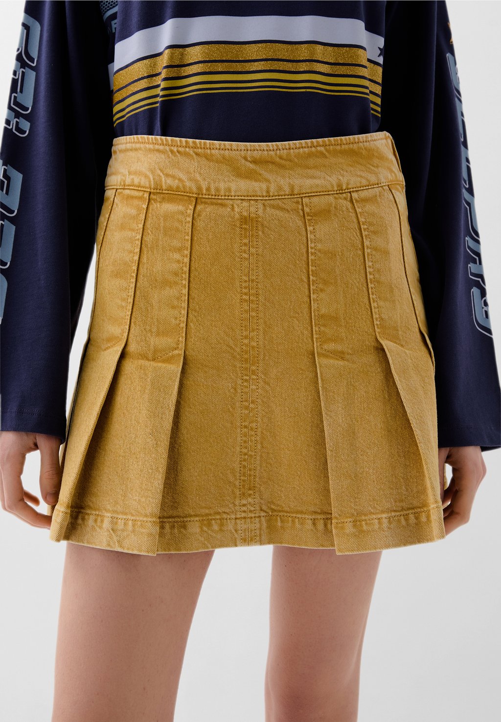 

Мини-юбка WASHED - A-line skirt Scalpers, горчично-желтый