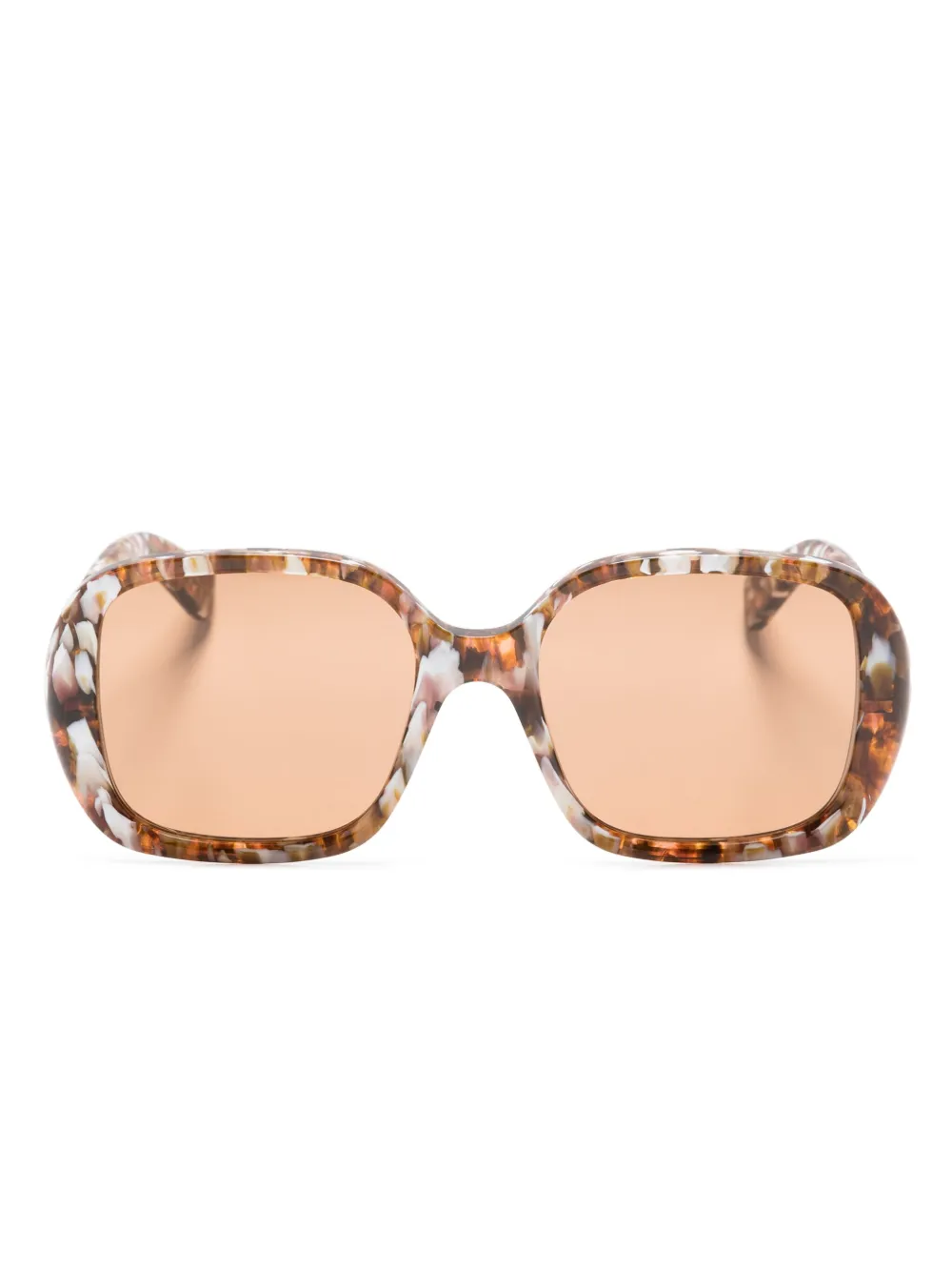 

Солнцезащитные очки CH0222S в оправе черепаховой расцветки Chloé Eyewear, коричневый