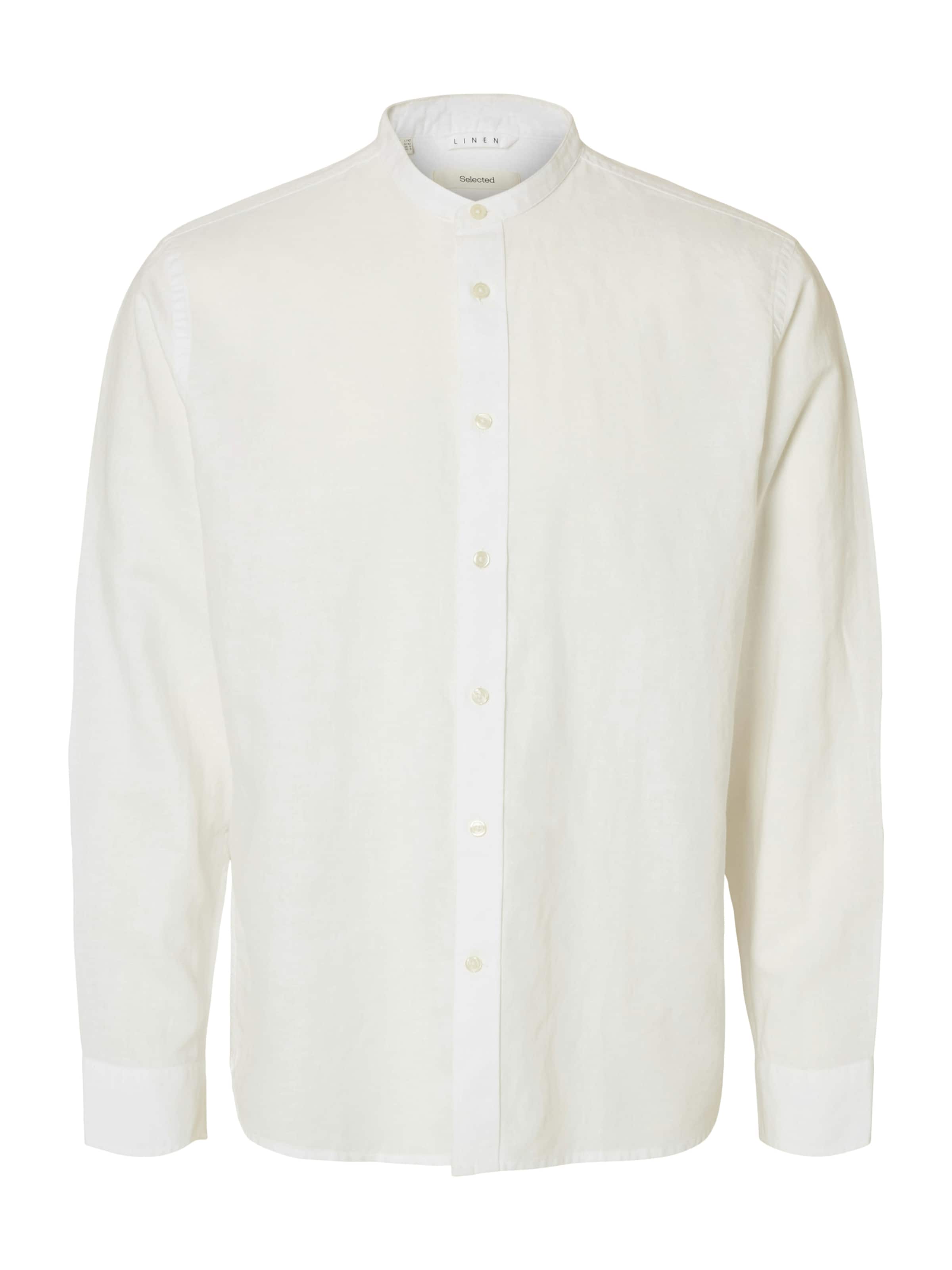 

SELECTED Рубашка на пуговицах Regular fit 'SLHClay' в белом цвете