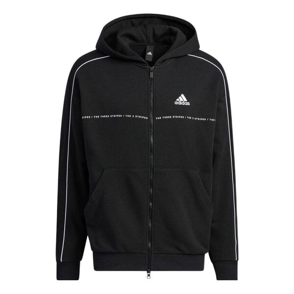 

Толстовка Adidas Word SWT Full-Zip Hoodie 'Black', черный
