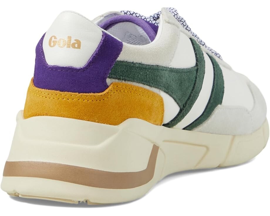 Gola Eclipse Pure CLB400XN1 Кроссовки женские US 9 Белые Зеленые Тренер ZPO3696 — фото 4
