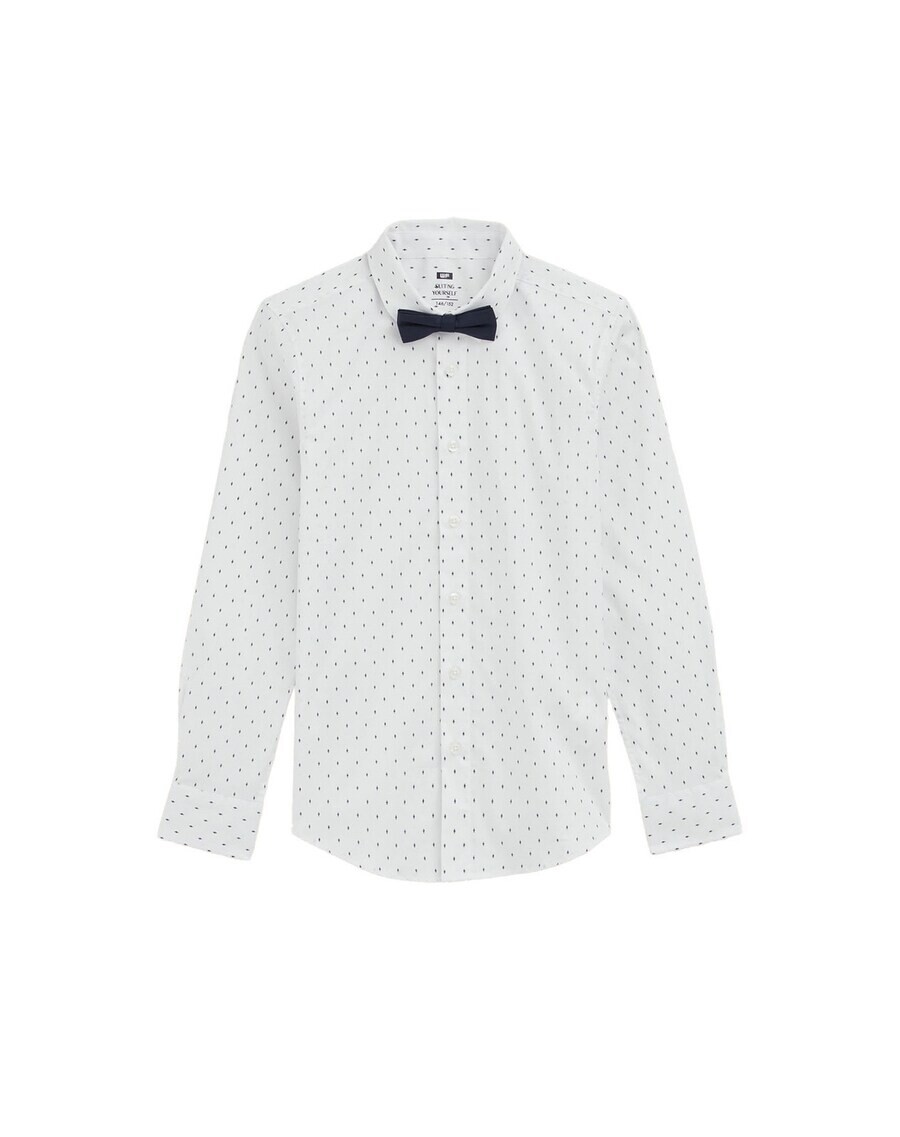 

Рубашка на пуговицах WE Fashion Regular fit Button Up Shirt, белый