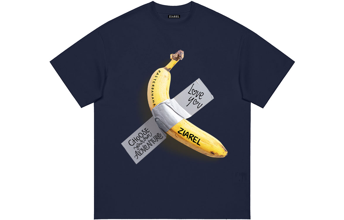 

Футболка Unisex Crew Neck Moderate Heavyweight ZIAREL, темно-синий