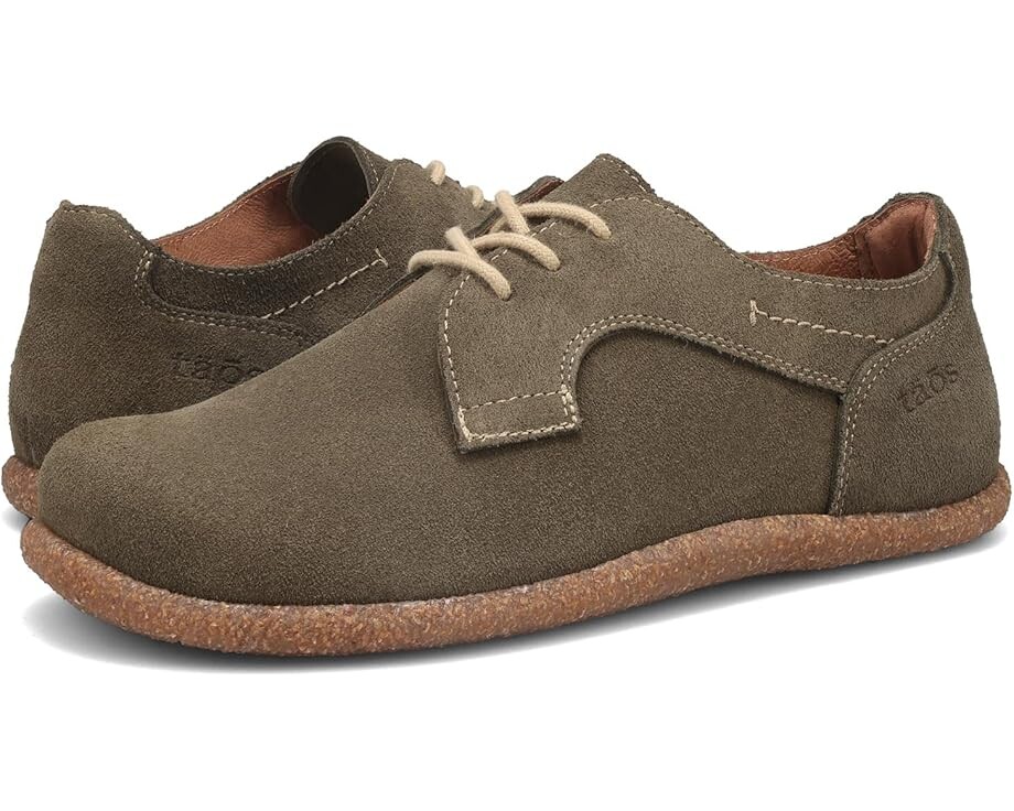 

Туфли на плоской подошве Taos Footwear Utmost, цвет Olive Suede