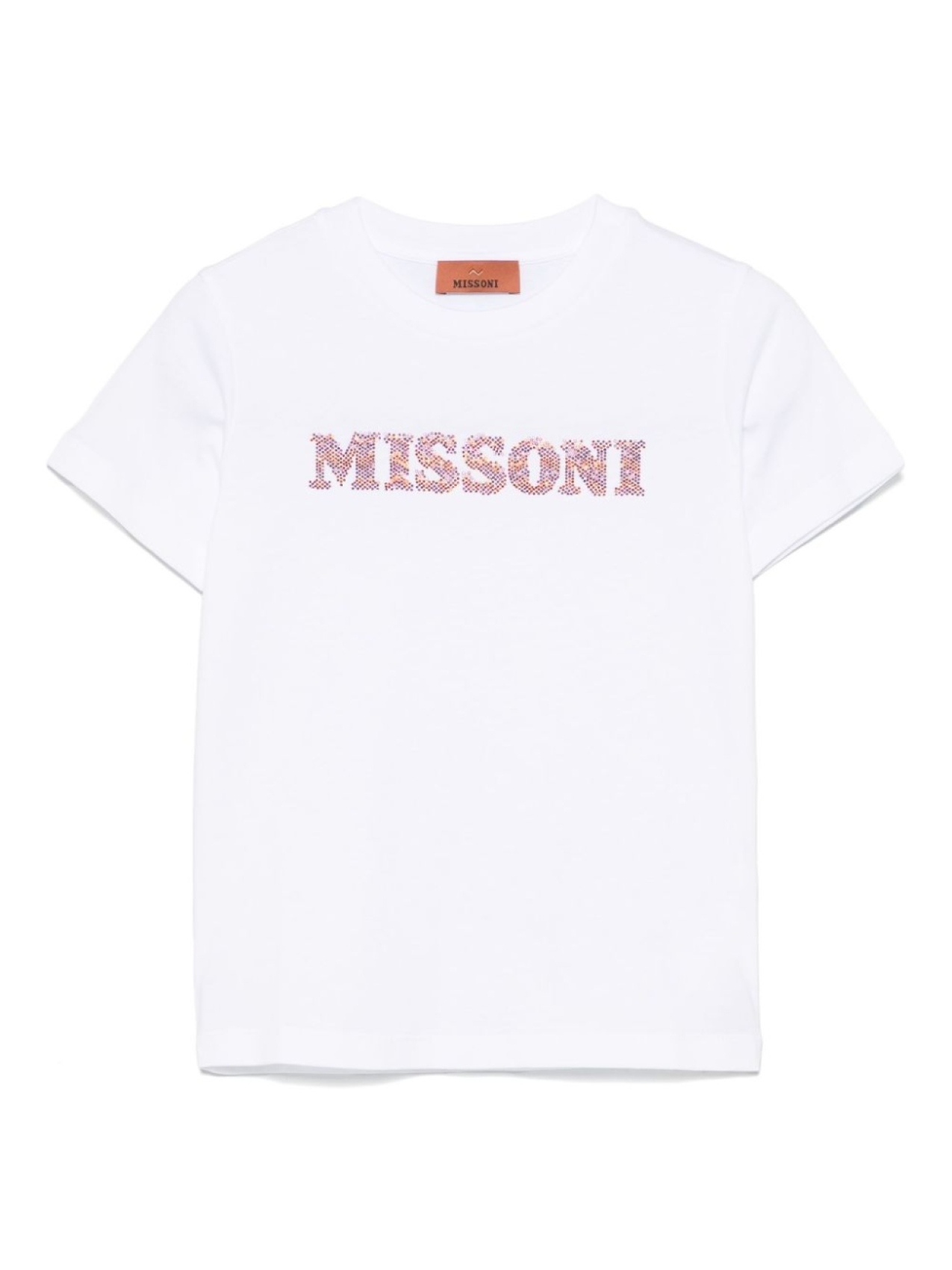 

Missoni Kids футболка с логотипом, белый