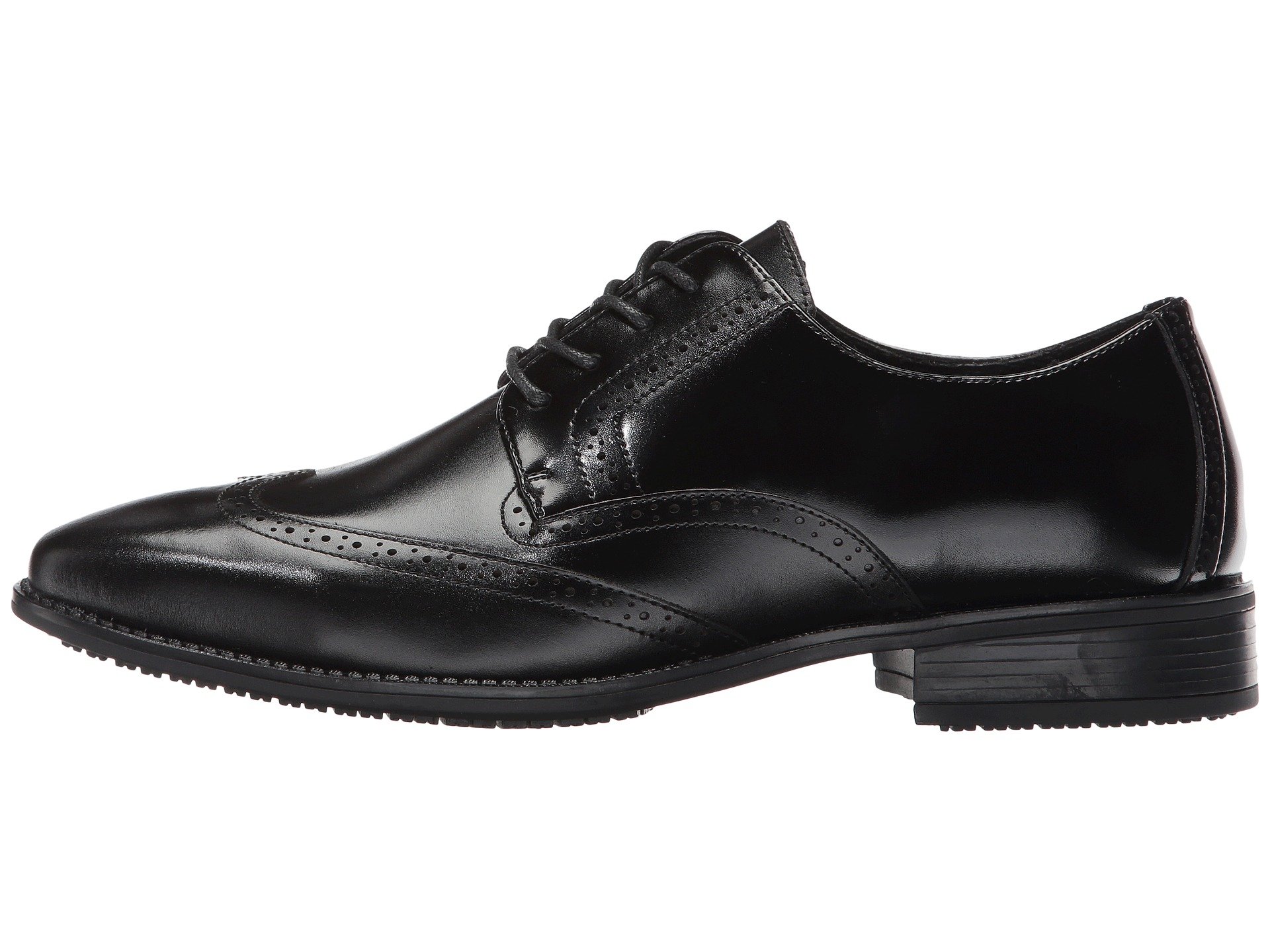 

Оксфорды Stacy Adams Adler Slip Resistant Wingtip Oxford, черный