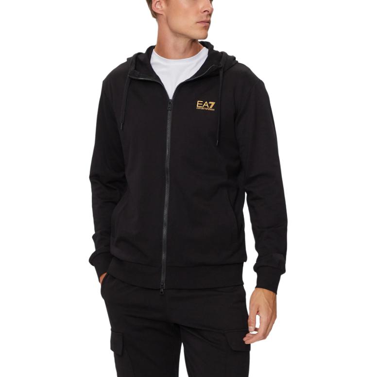 Ea7 Hooded Zip Jumpsuit EMPORIO ARMANI, черный — фото 3