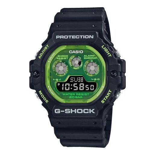 

Часы CASIO G-Shock Digital 'Black Green', черный