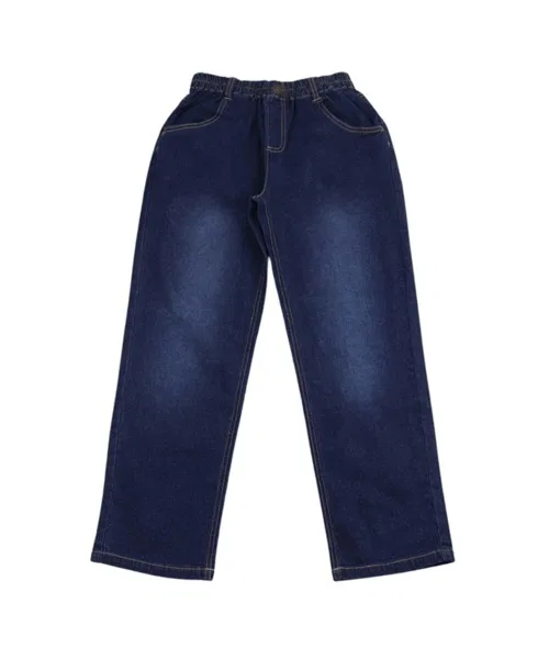 Джинсы Njeans 26003 свободного кроя, эластичные, прямые. — фото 4