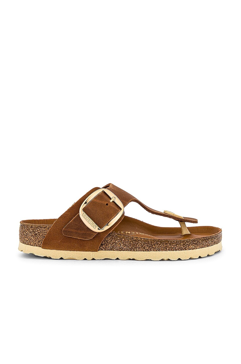 

Сандалии BIRKENSTOCK Gizeh Big Buckle, цвет Cognac
