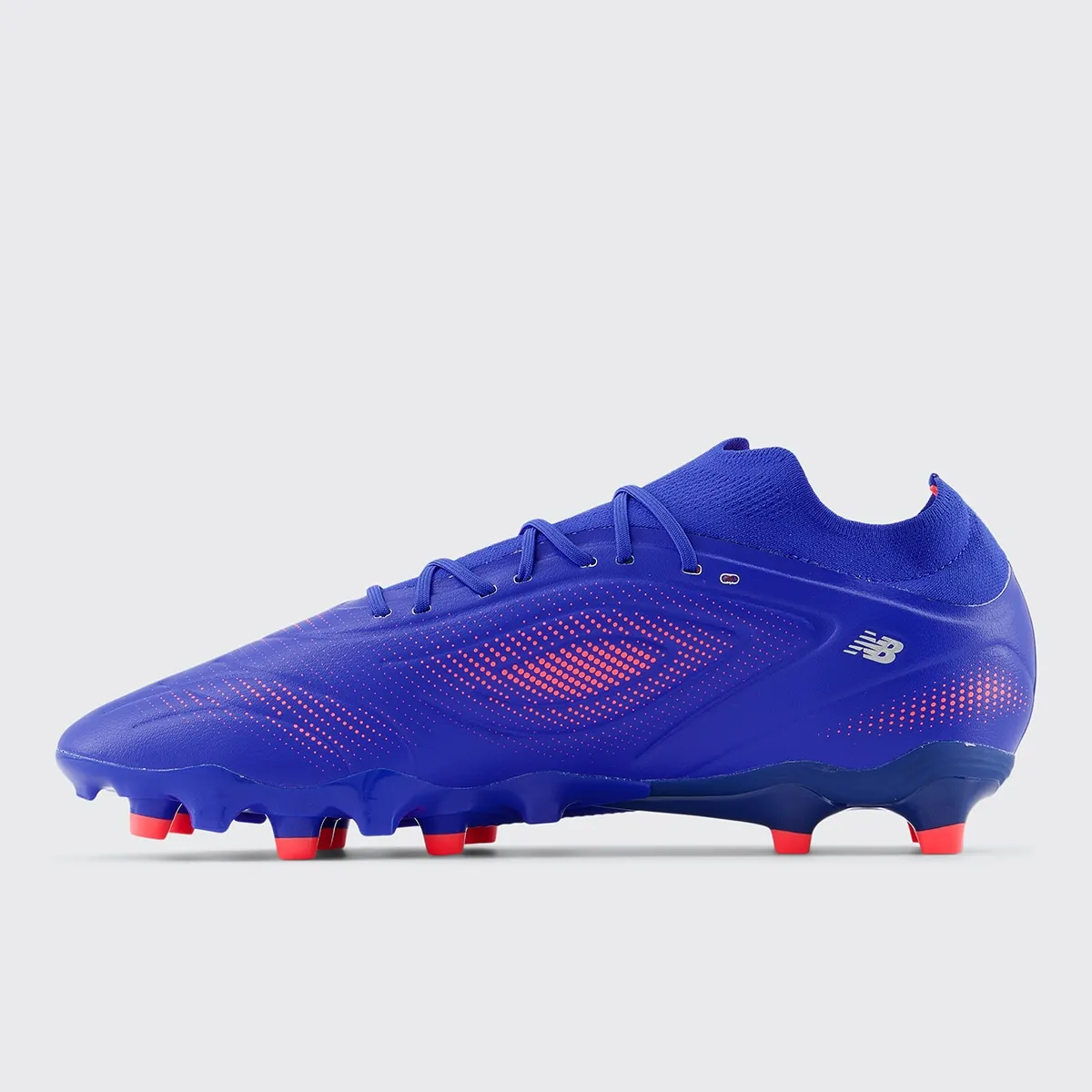 Мужские футбольные бутсы TEKELA TEAM LOW LACED FG V5 New Balance, темно-синий/розовый — фото 4