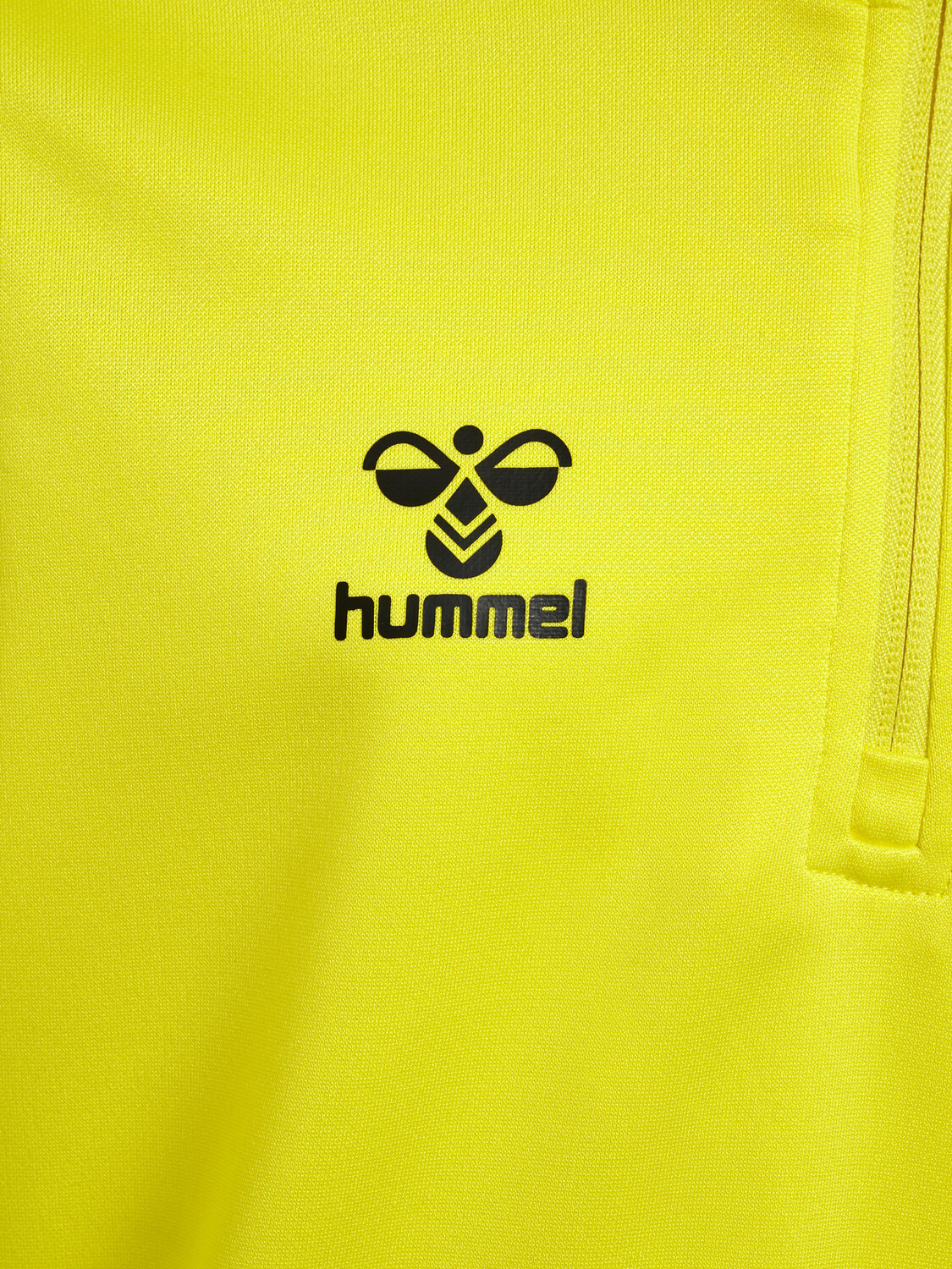 Толстовка Hummel Jacke Mit Kurzem Reißverschluss Hmlessential Half Zip Kids, цвет BLAZING YELLOW — фото 3
