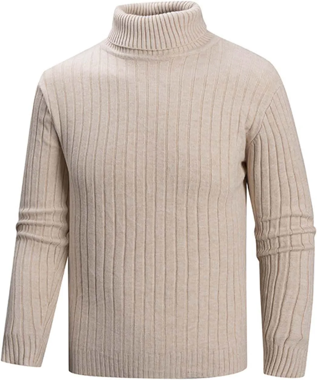 

Мужской зимний водолазный свитер с длинным рукавом, облегающий, утепленный