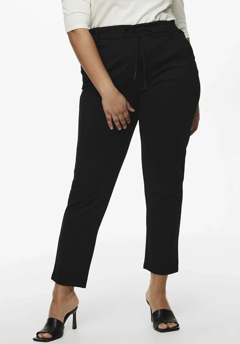 

Эластичные брюки ONLY CARMAKOMA "CARGOLDTRASH LIFE CLASSIC PANT", с пристегивающимся поясом и кулиской, черный