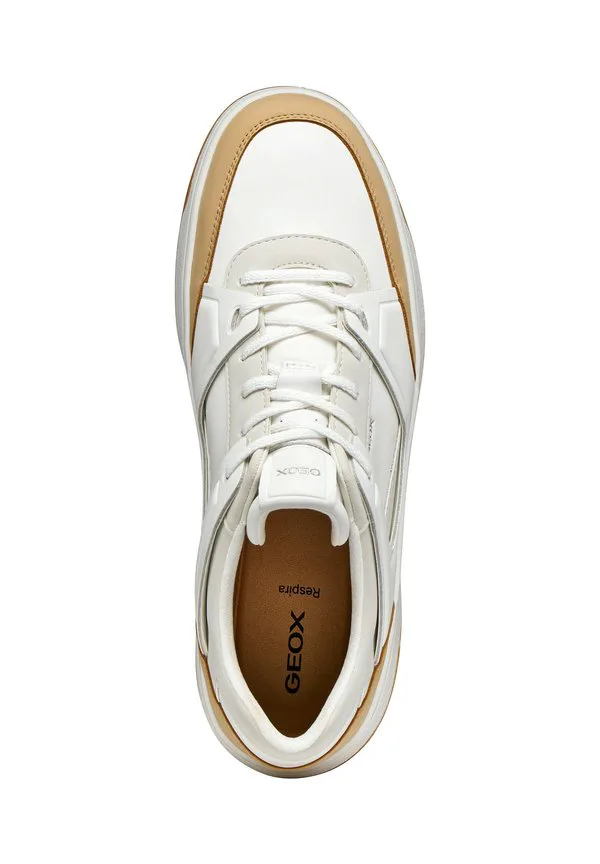 Низкие кроссовки sedral court Geox, Natural White — фото 3