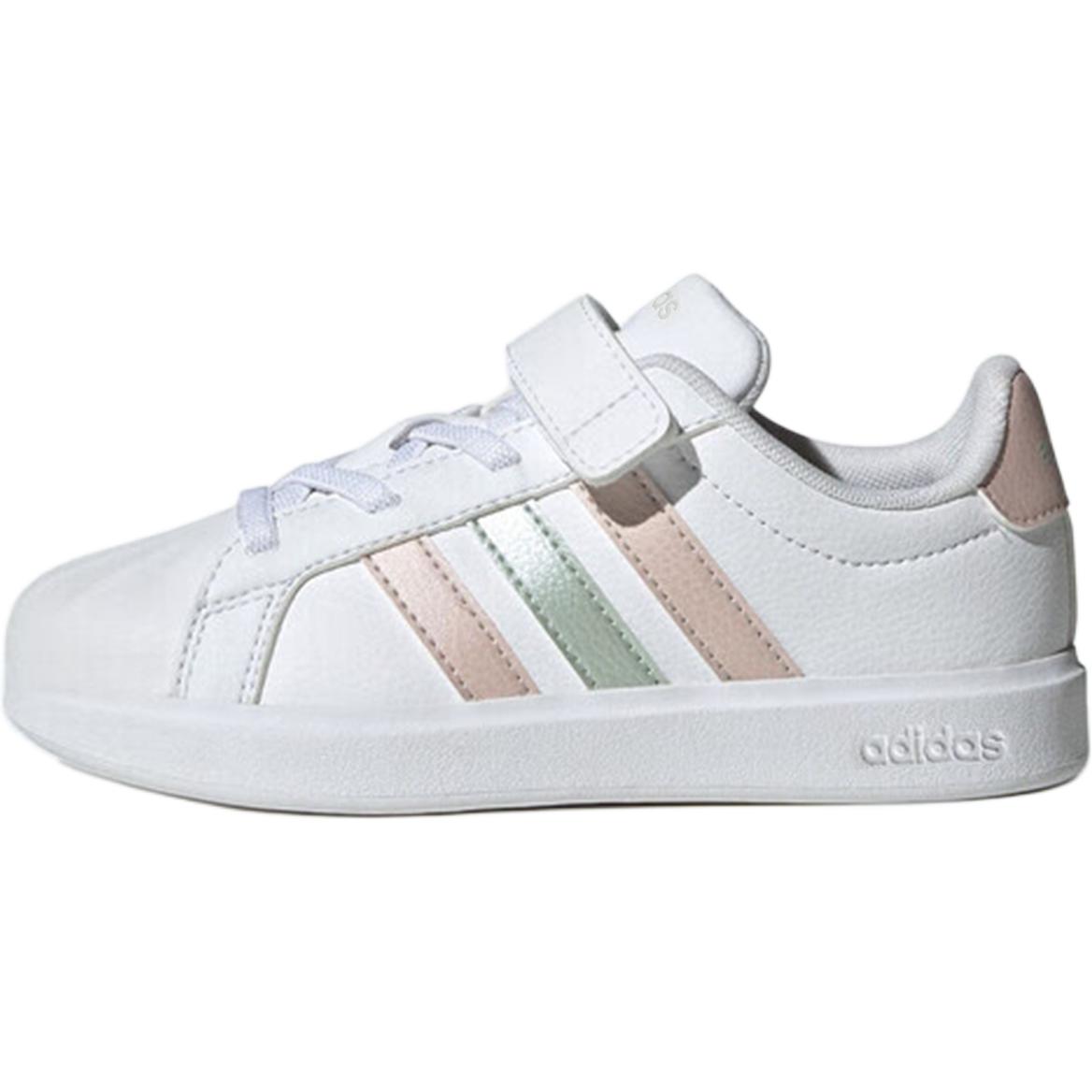 

StreetTalk низкие скейтерские кроссовки white детские Adidas, розовый
