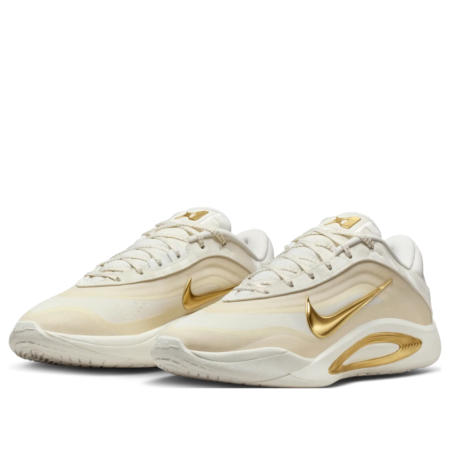 Кроссовки (WMNS) Nike A'One EP A'ja Wilson 'Sail Metallic Gold' — фото 4