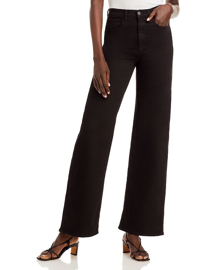 

Joe's Jeans Широкие джинсы Mia с высокой посадкой, черный