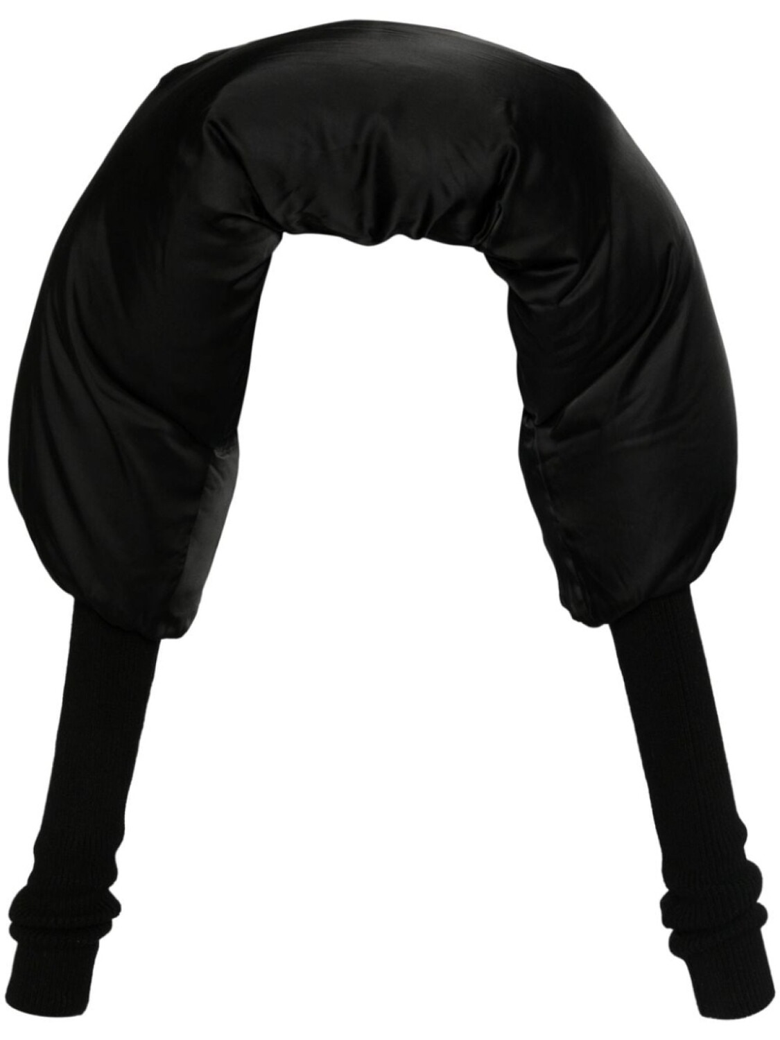 

Rick Owens кейп Duvetina, черный