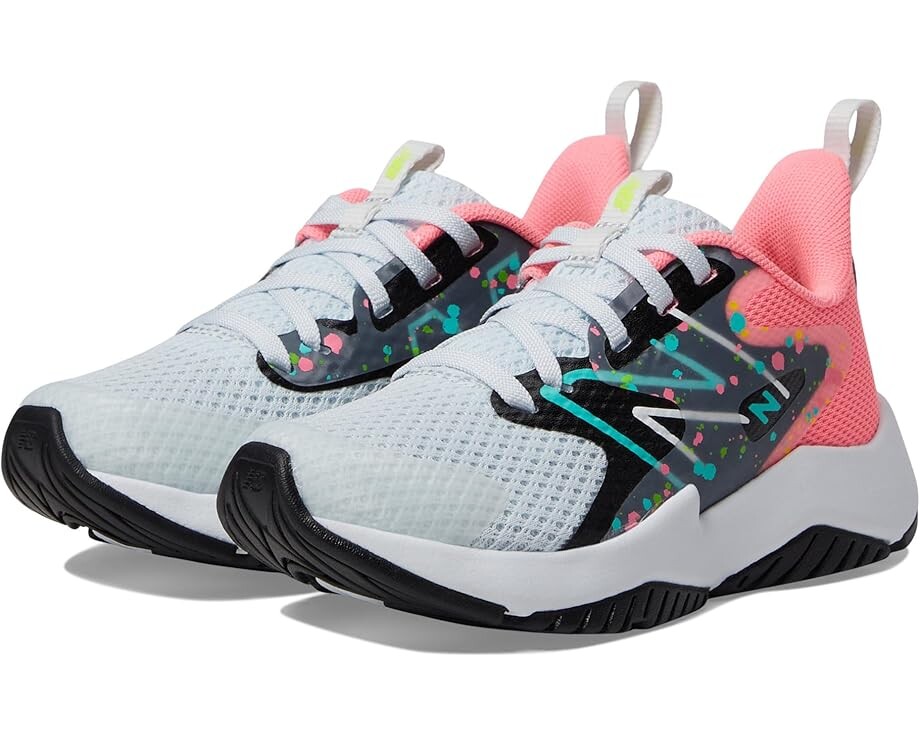 

Кроссовки New Balance Kids Rave Run v2, цвет Quartz Grey/Ultra Pink