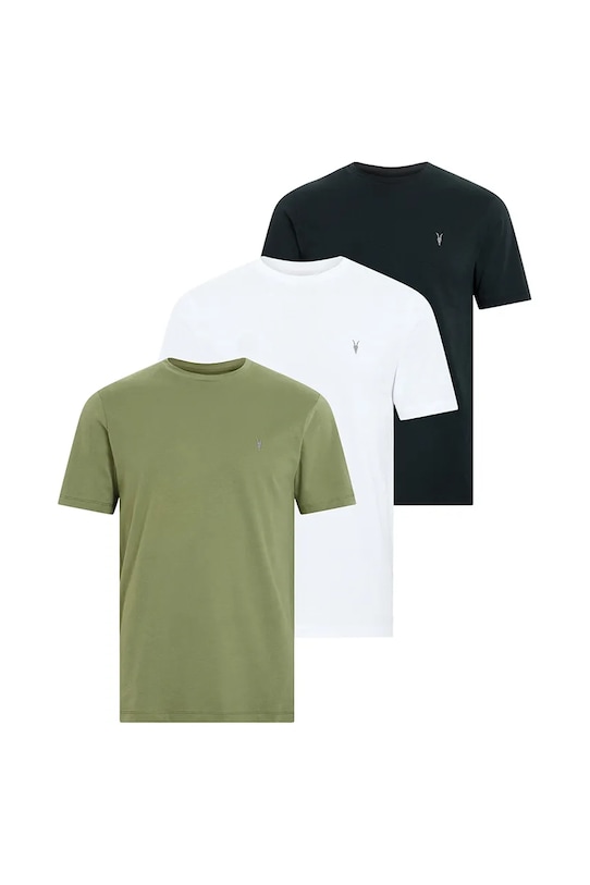

Хлопковая футболка BRACE 3 шт Allsaints, мультиколор