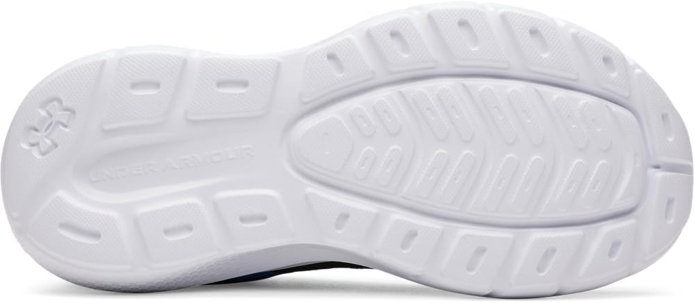 Кроссовки Under Armour Boys Pre School Rogue 4 с альтернативной шнуровкой, черный/красный/желтый/ярко-желтый — фото 3