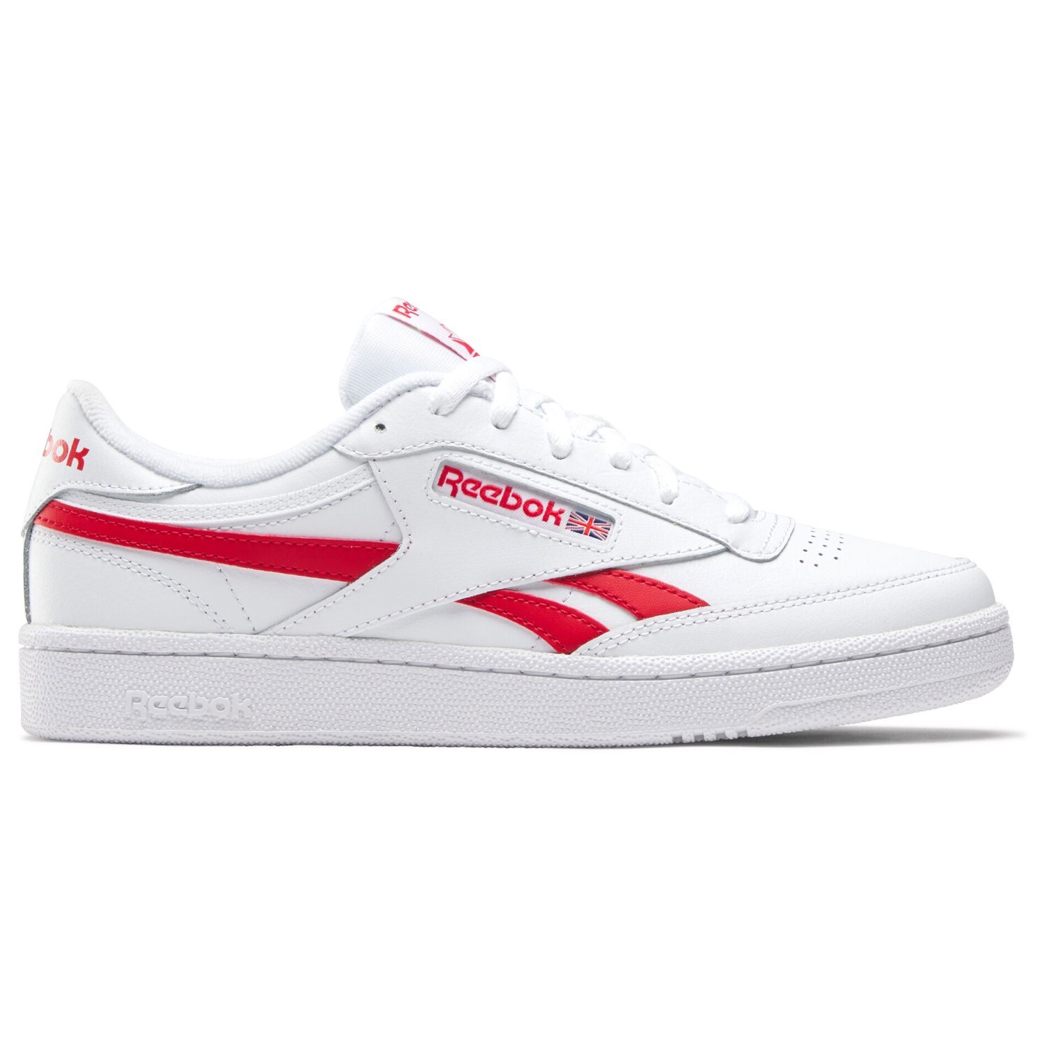 

Кроссовки Reebok Club C Revenge, цвет Cloud White/Vector Red/Cloud White