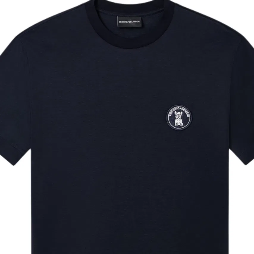 Футболка мужская Emporio Armani Marine Blue — фото 3