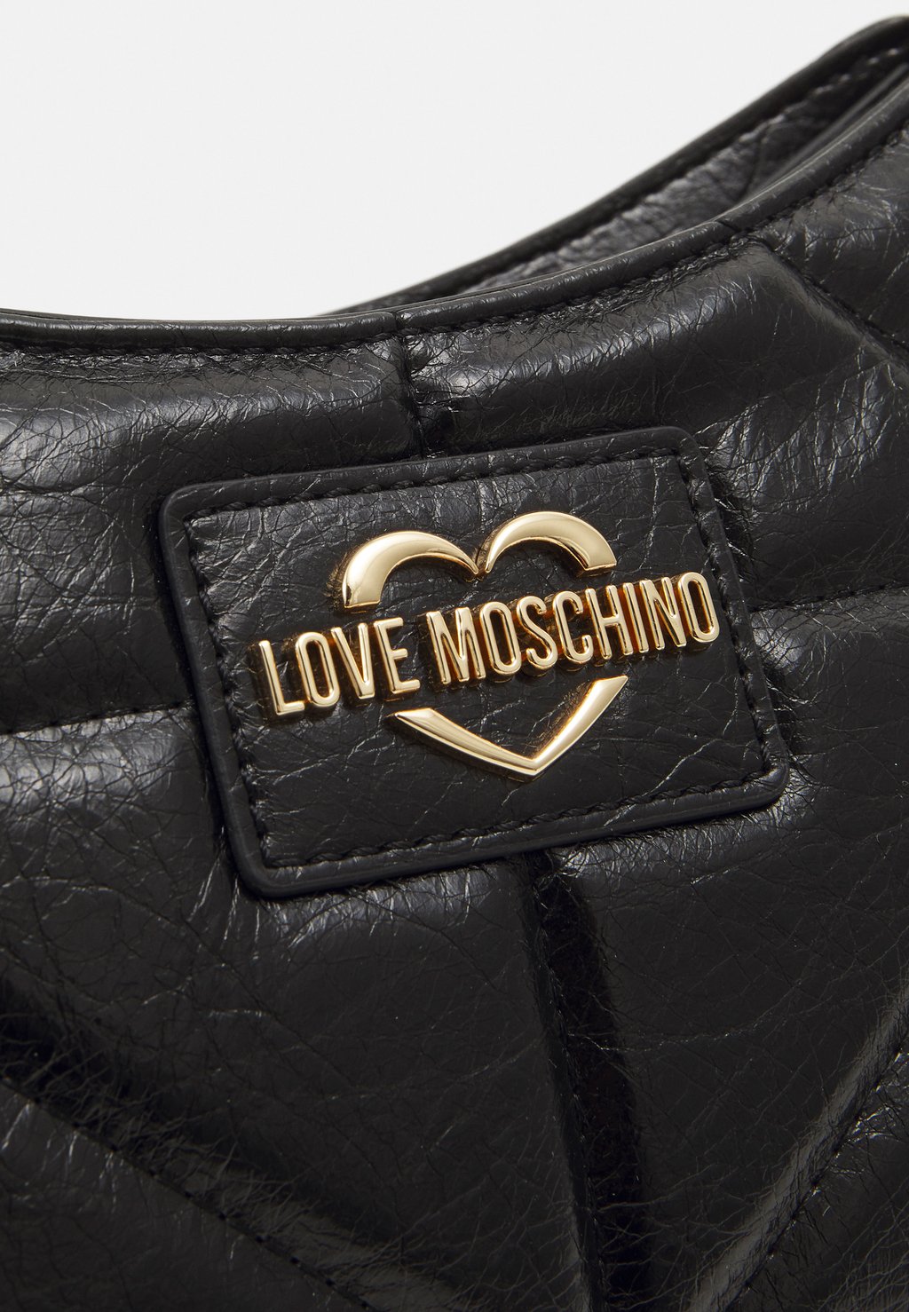 

Большая сумка GEOMETRIC QUILTED Love Moschino, черный