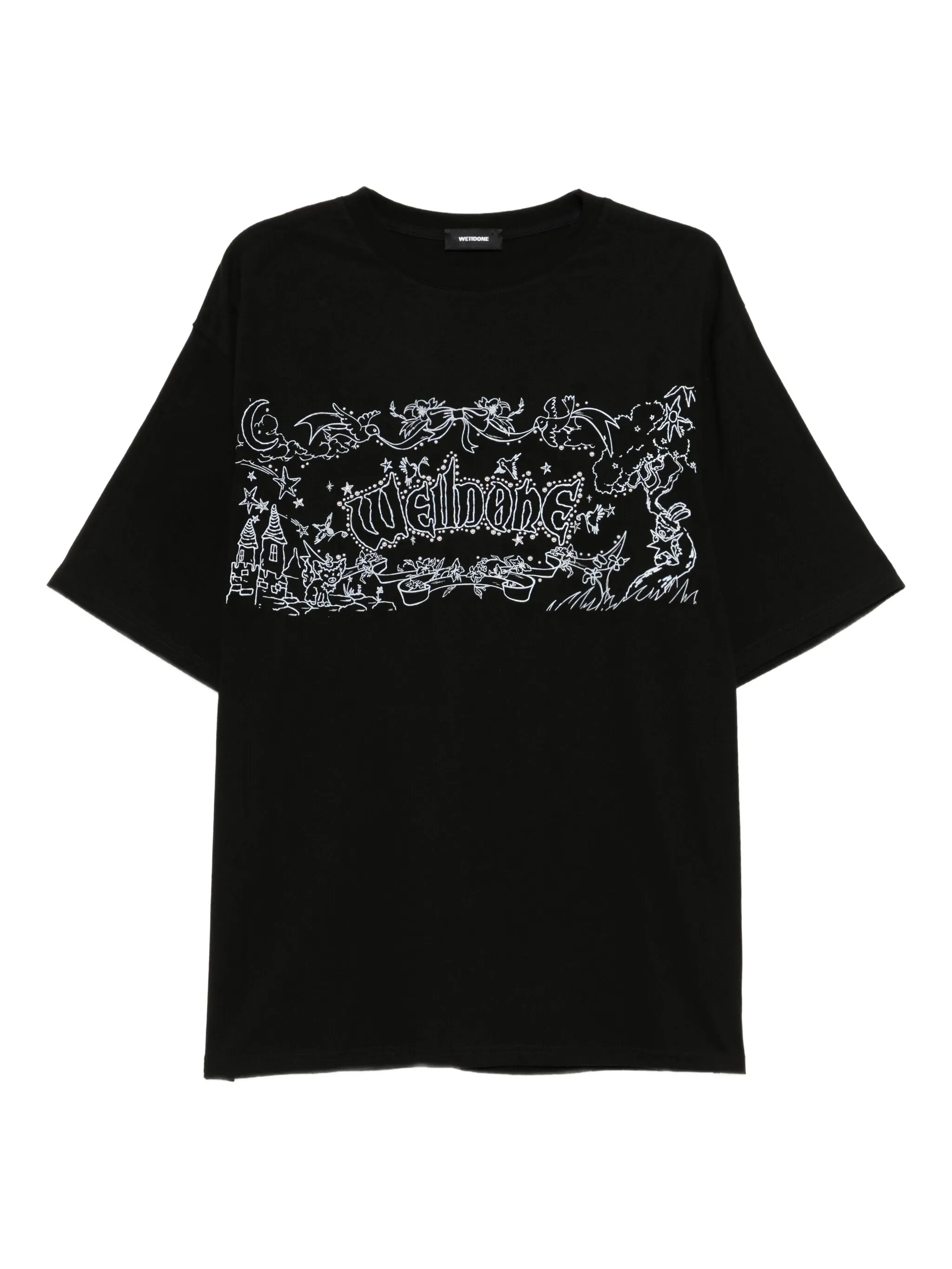 

Футболка с логотипом We11Done, черный