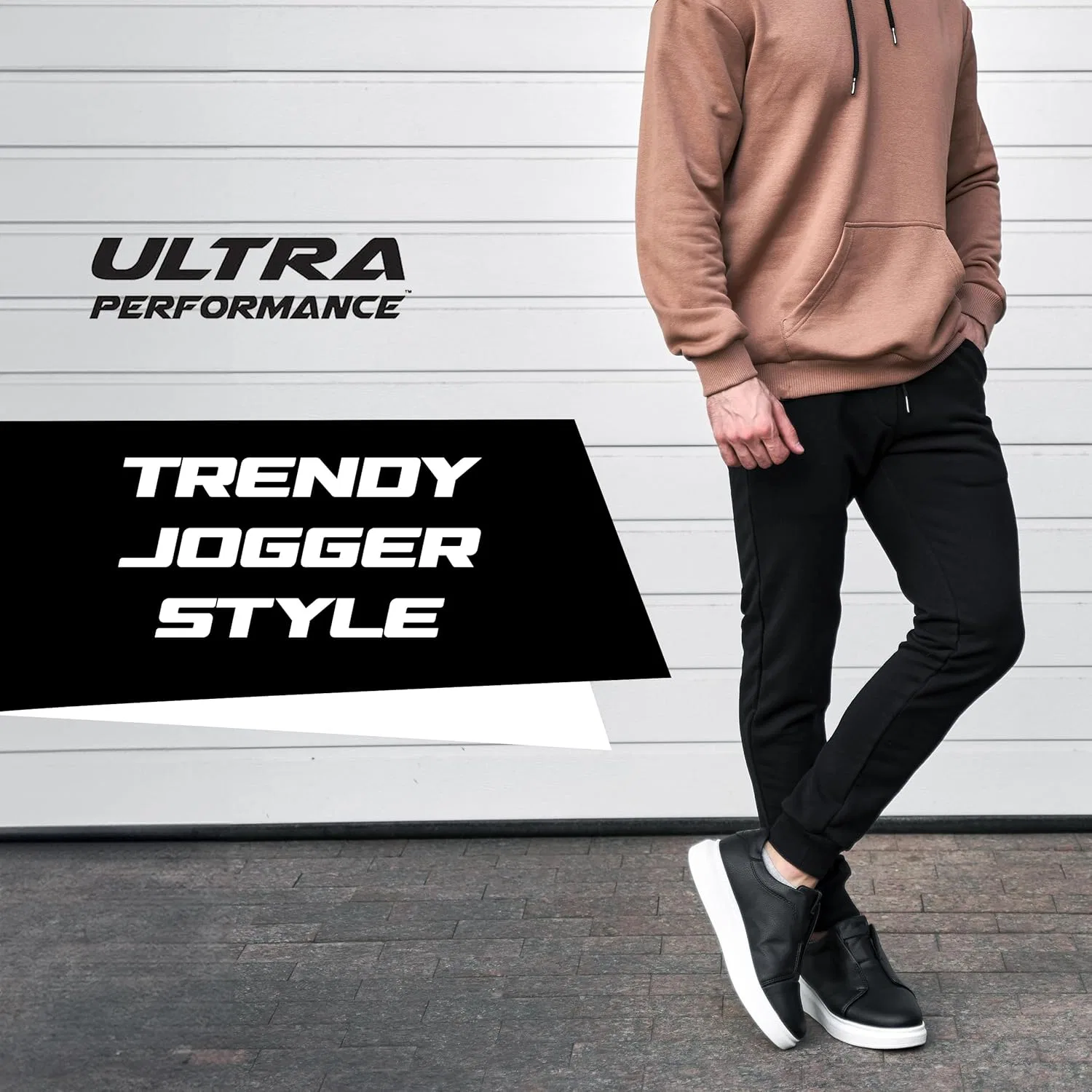 Комплект из 3 спортивных штанов Ultra Performance для мальчиков, детская одежда, спортивные брюки из мягкого флиса, размеры 4-20, Black/Char/Grey — фото 2