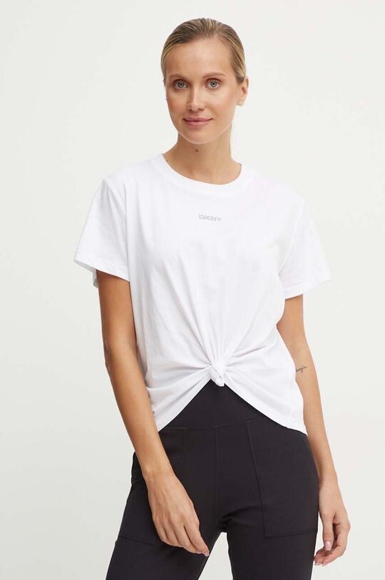 

Хлопковая футболка Dkny, белый