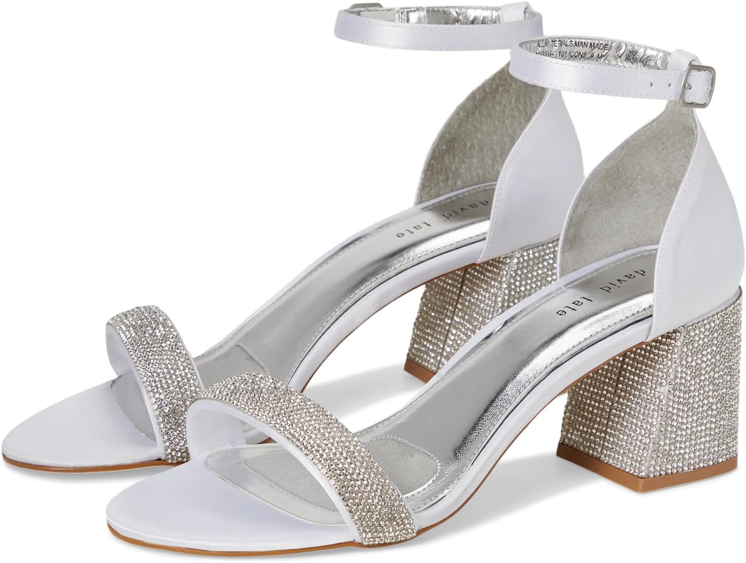 Туфли David Tate Women's Icon, White Satin