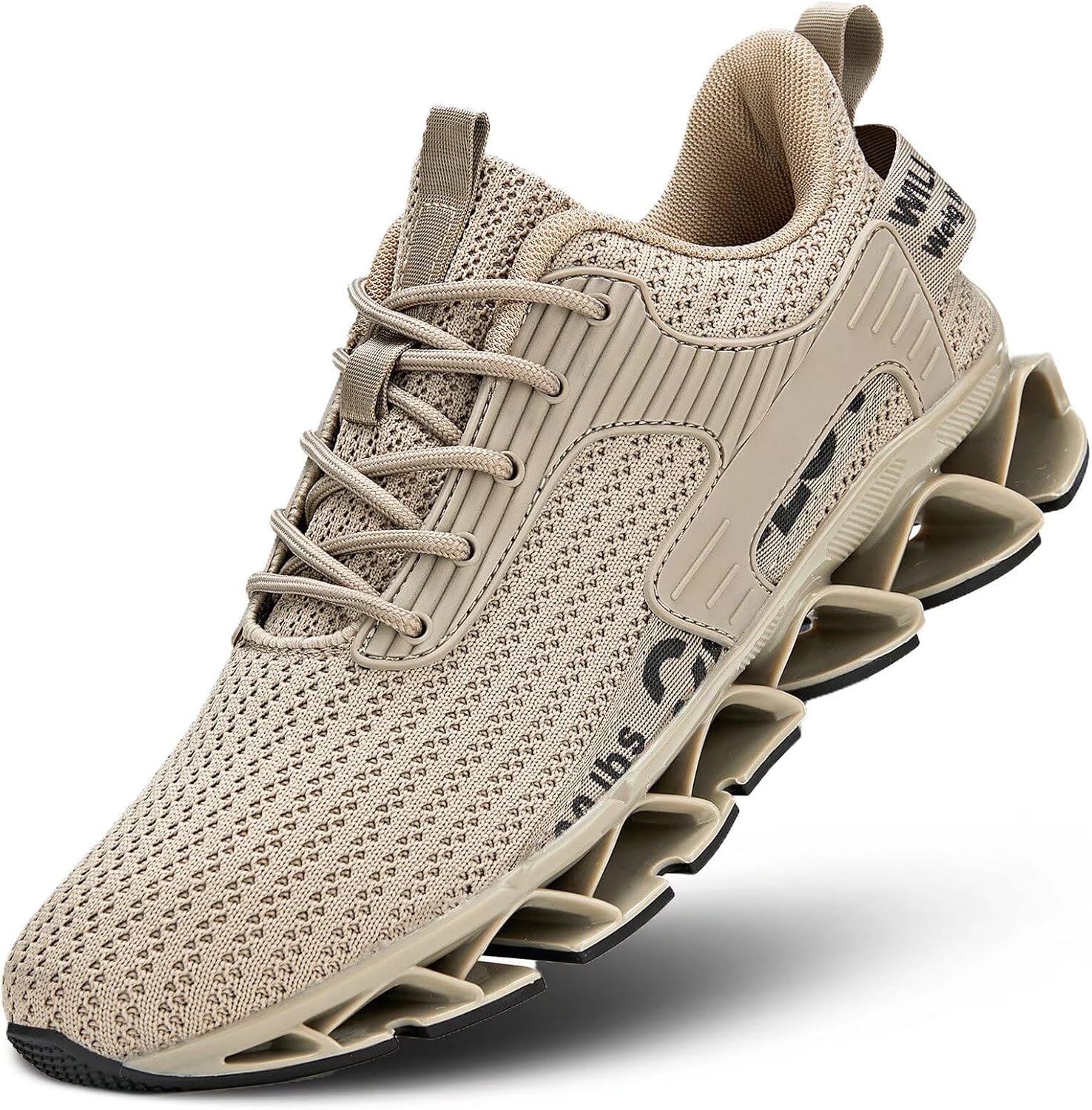 

Мужские модные кроссовки Vooncosir, дышащие сетчатые беговые кроссовки, лезвие, противоскользящая мягкая подошва, повседневная спортивная обувь для ходьбы, хаки