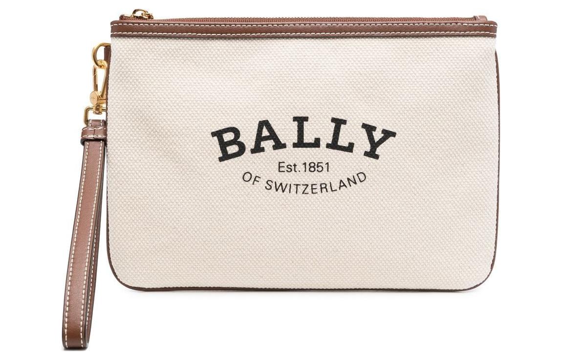 

Женский клатч-кошелёк из телячьей кожи бежевый BALLY