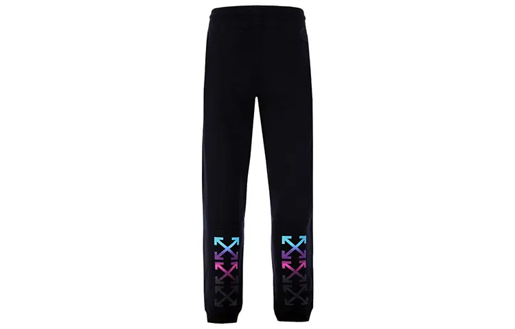 OFF-WHITE Мужские трикотажные спортивные штаны, цвет Black — фото 2