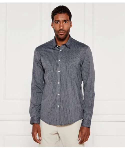 

Рубашка C-roan-kent-c1-243 Slim fit Boss, синий