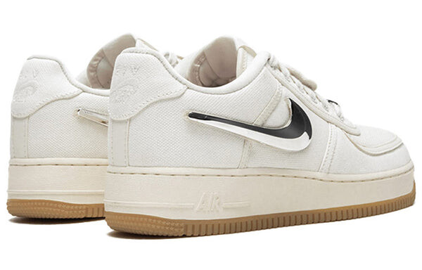 Кроссовки x travis scott air force 1 'sail' Nike, мультиколор — фото 4