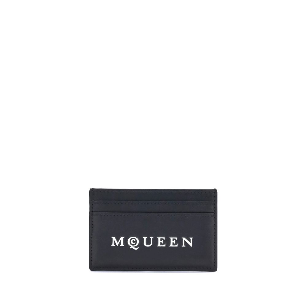 

Визитница с логотипом Alexander McQueen, черный