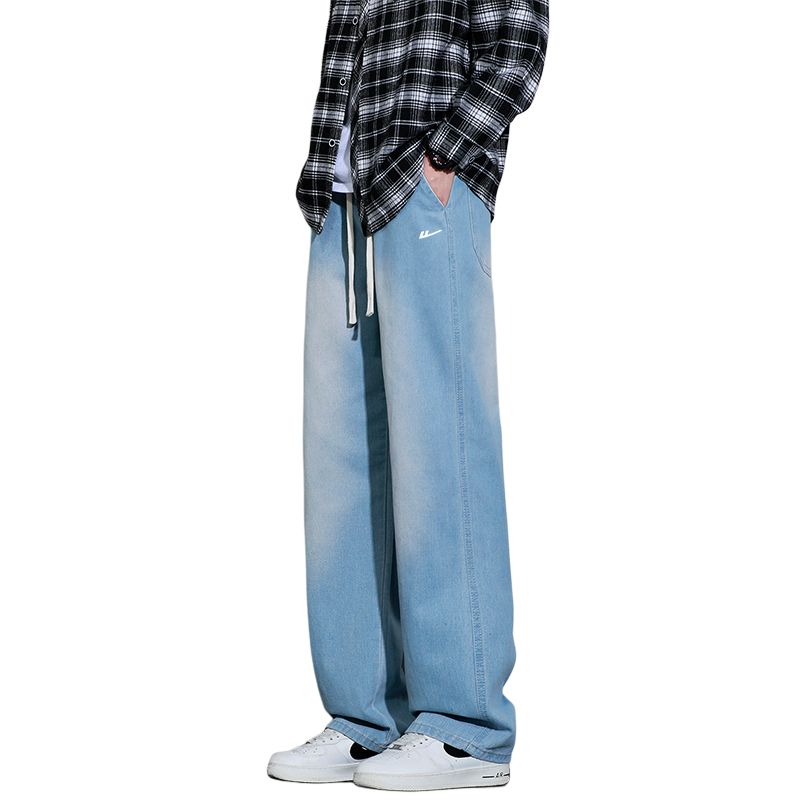 

Джинсы Unisex из коллекции Huichao Riding The Wind WARRIOR, светло-синий