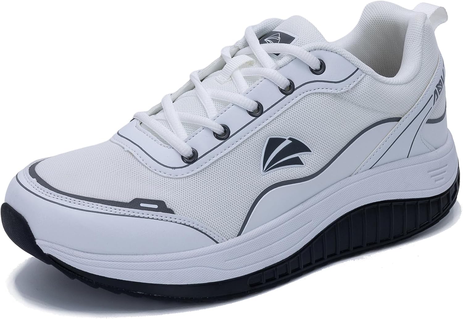 

Мужские ортопедические ходовые кроссовки IIV с поддержкой свода стопы при фасциите и плоскостопии, Амортизирующие кроссовки для облегчения боли в коленях, пятках, лодыжках и для ежедневного комфорта, белый