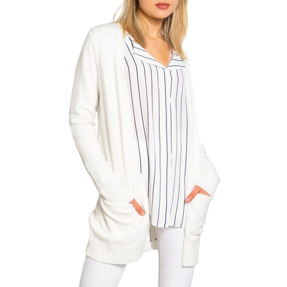 

Белый вискозный кардиган Vila Clothes